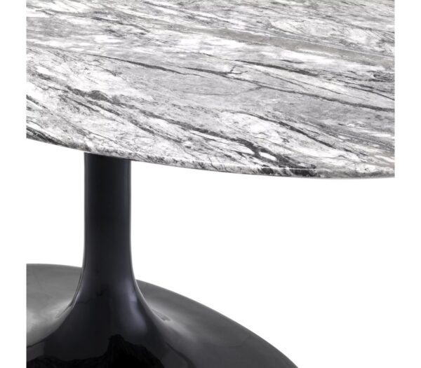 Eichholtz Solo Oval Dining Table Black or Grey Faux Marble