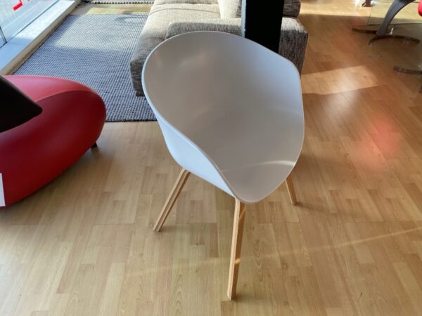 HAY About a Chair AAC2 Plastic Armchair with Wooden Legs