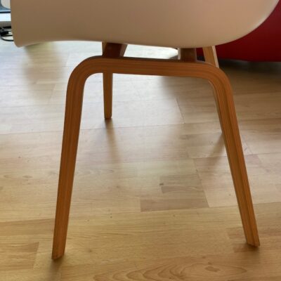 HAY About a Chair AAC2 Plastic Armchair with Wooden Legs