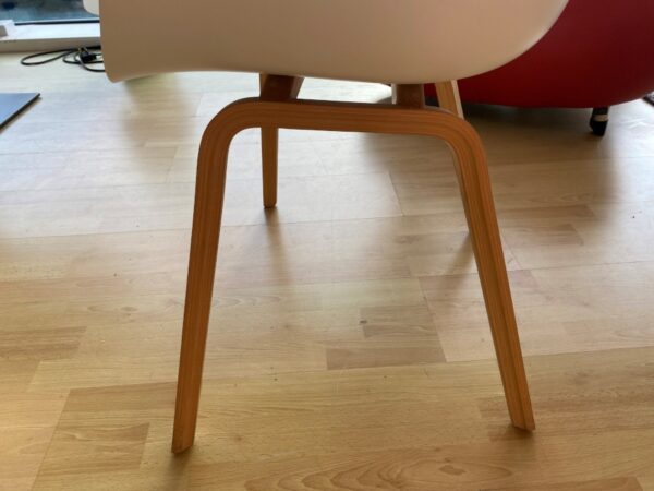 HAY About a Chair AAC2 Plastic Armchair with Wooden Legs