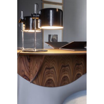 Mogg Brame Mirror Oval with Console Shelf Storage