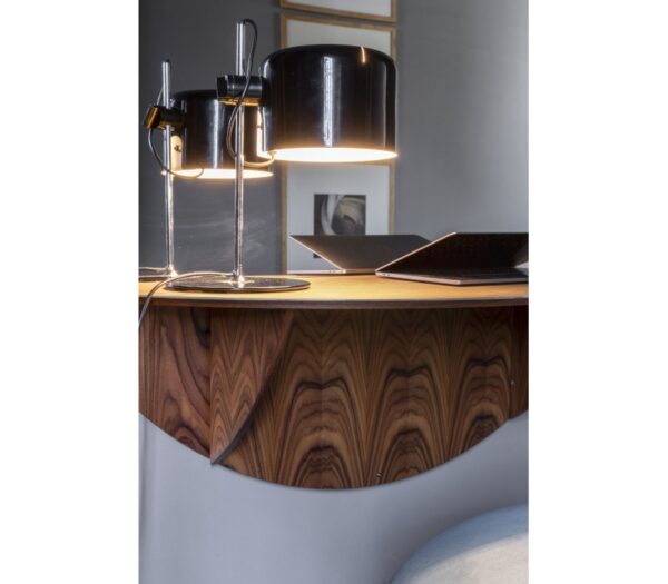 Mogg Brame Mirror Oval with Console Shelf Storage