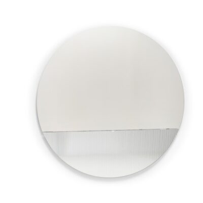 Mogg Brame Mirror Round with Console Shelf Storage