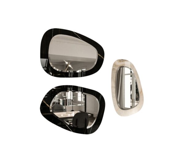 Ozzio Italia Miami Vice Marble Modern Mirror