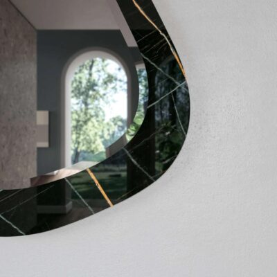 Ozzio Italia Miami Vice Marble Modern Mirror