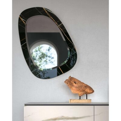 Ozzio Italia Miami Vice Marble Modern Mirror