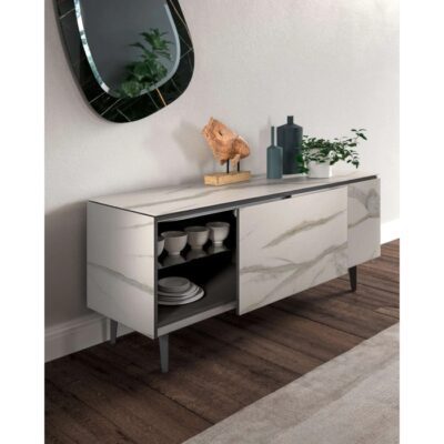 Ozzio Italia Miami Vice Marble Modern Mirror