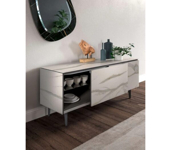 Ozzio Italia Miami Vice Marble Modern Mirror