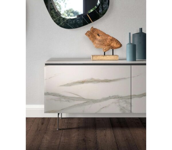 Ozzio Italia Miami Vice Marble Modern Mirror