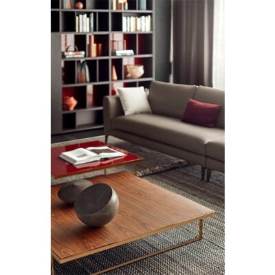 Pianca Icaro Rectangular Coffee Table 120cm Marble, Wood, Stone & Glass