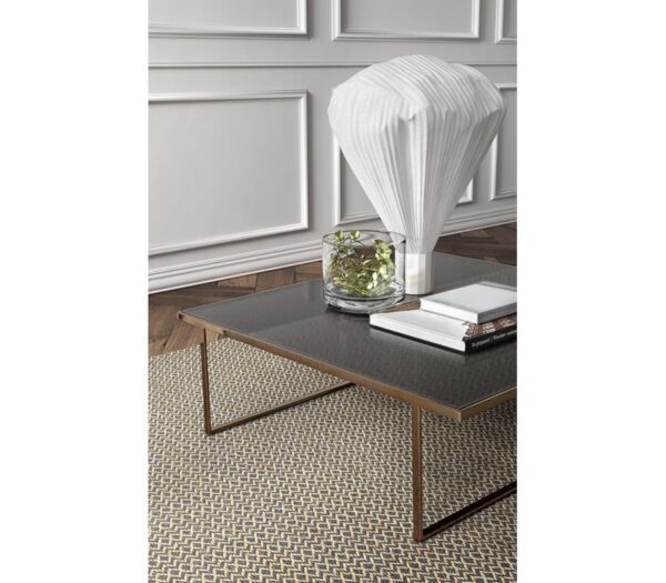 Pianca Icaro Rectangular Coffee Table 120cm Marble, Wood, Stone & Glass