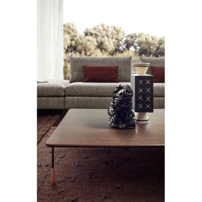 Pianca BAIO Coffee Square Table in Marble, Wood or Stone