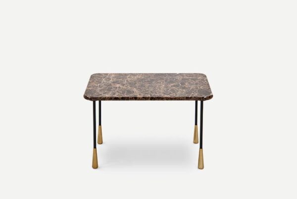 Pianca BAIO Coffee Square Table in Marble, Wood or Stone