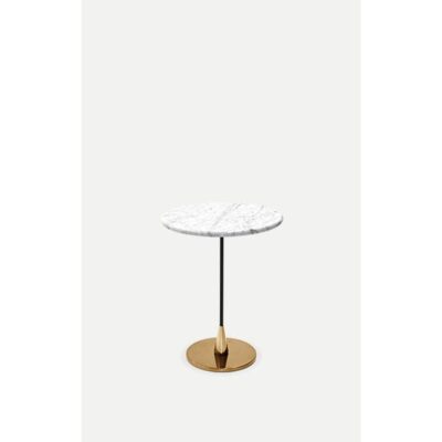 Pianca BAIO Side or Coffee Round Table in Marble, Wood or Stone