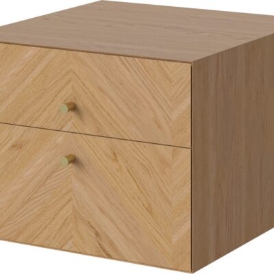 Bolia Luxe 2 Drawer Bedside Table Wall Mounted