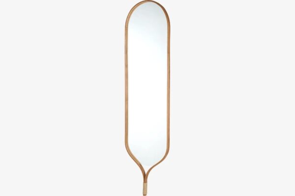 Bolia Racquet Wall Mirror in Soap or Black Oak Height 200cm