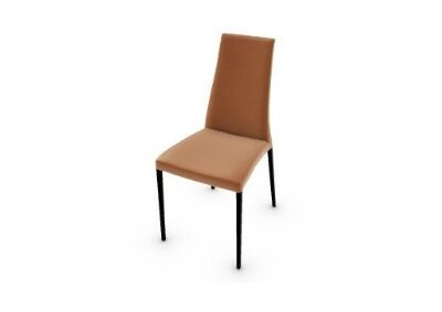 Calligaris Aida Soft 'Softer' Dining Chair - Cognac