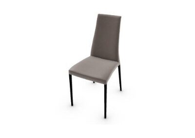 Calligaris Aida Soft 'Softer' Dining Chair - Mud Brown