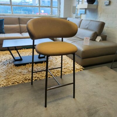 Calligaris Oleandro Fixed Barstools in Bronze & Deserto