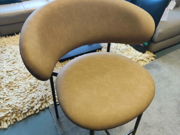 Calligaris Oleandro Fixed Barstools in Bronze & Deserto