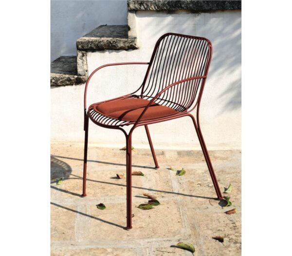 Kartell HIRAY Outdoor Dining Chair with Arms