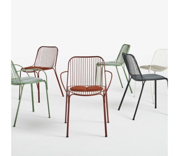 Kartell HIRAY Outdoor Dining Chair with Arms