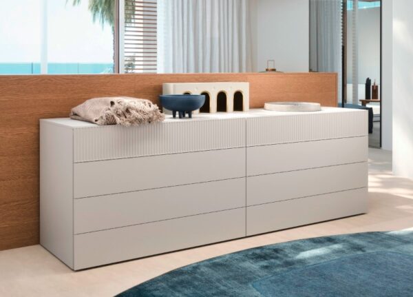 Novamobili EASY 3 Drawer Chest of Drawers 76cm Width