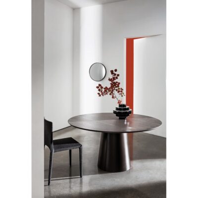 Sovet Italia Totem Fixed Round Dining Table 80cm Diameter