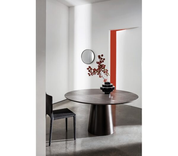 Sovet Italia Totem Fixed Round Dining Table 80cm Diameter