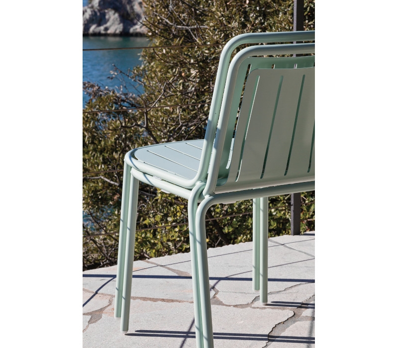 Connubia Calligaris Easy Armless Outdoor Dining Chair