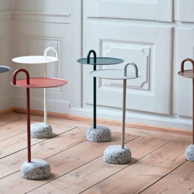 Hay Bowler Side Table Ø36 x H70 Powder Coated Steel Tabletop