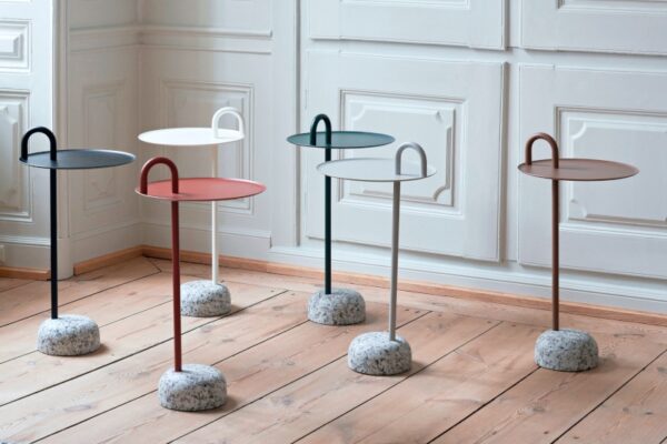 Hay Bowler Side Table Ø36 x H70 Powder Coated Steel Tabletop