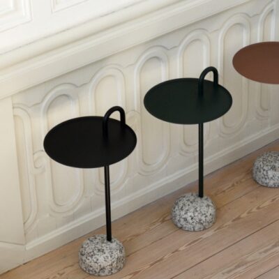 Hay Bowler Side Table Ø36 x H70 Powder Coated Steel Tabletop