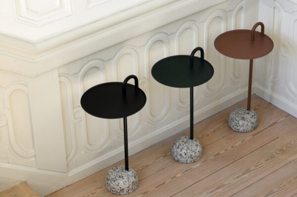 Hay Bowler Side Table Ø36 x H70 Powder Coated Steel Tabletop