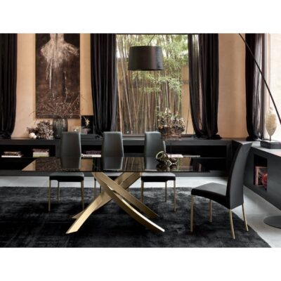 Bontempi Casa Artistico Rectangular Wood, Glass or Marble Dining Table 250cm x 106cm