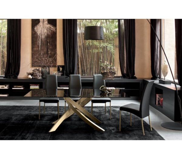 Bontempi Casa Artistico Rectangular Wood, Glass or Marble Dining Table 250cm x 106cm