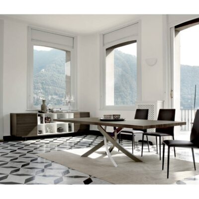 Bontempi Casa Artistico Rectangular Wood, Glass or Marble Dining Table 250cm x 106cm