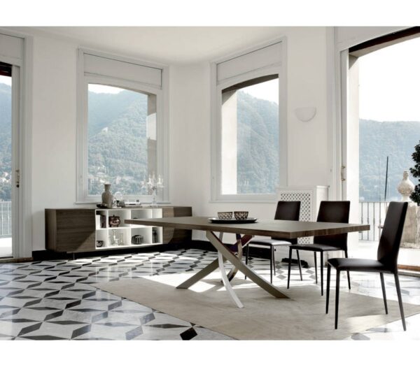 Bontempi Casa Artistico Rectangular Wood, Glass or Marble Dining Table 250cm x 106cm