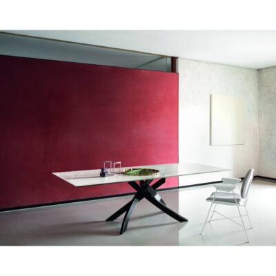 Bontempi Casa Artistico Rectangular Ceramic or Marble Dining Table 250cm x 100cm