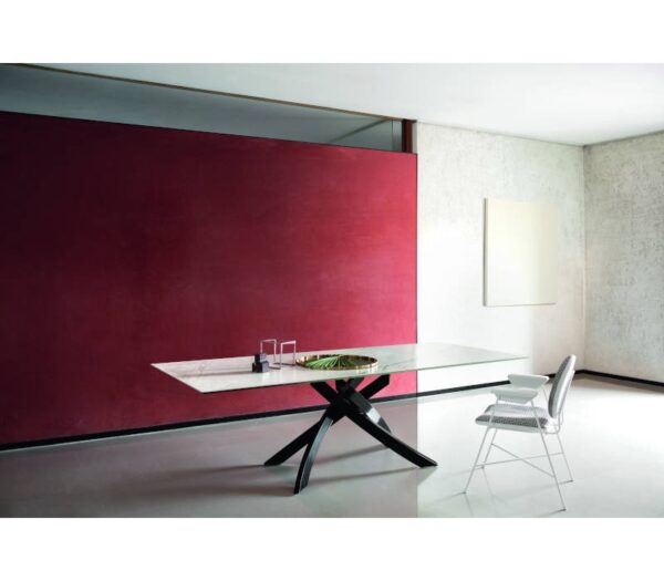 Bontempi Casa Artistico Rectangular Ceramic or Marble Dining Table 250cm x 100cm