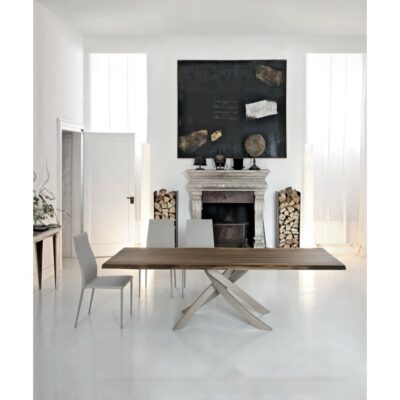 Bontempi Casa Artistico Rectangular Wood, Glass or Marble Dining Table 250cm x 106cm