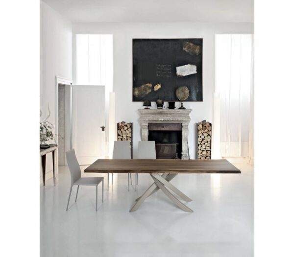 Bontempi Casa Artistico Rectangular Wood, Glass or Marble Dining Table 250cm x 106cm