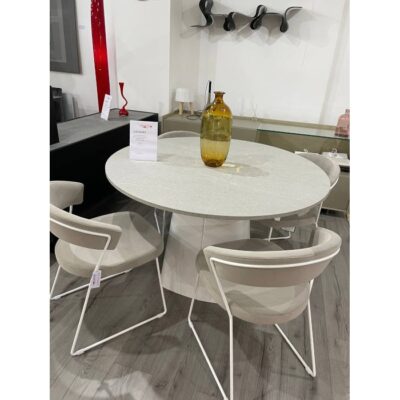 Connubia Calligaris Hey Gio Extending Dining Table Piasentina Stone Ex-Display