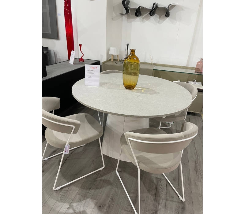 Connubia Calligaris Hey Gio Extending Dining Table Piasentina Stone Ex-Display