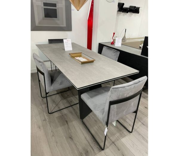 Calligaris Icaro Extending Dining Table Cement 160 x 90 Ex-Display