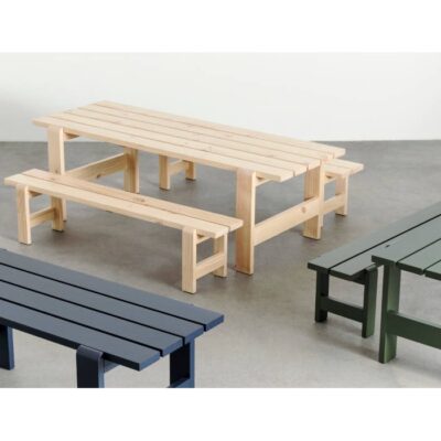 Hay Weekday Outdoor Garden Dining Bench Length 190cm