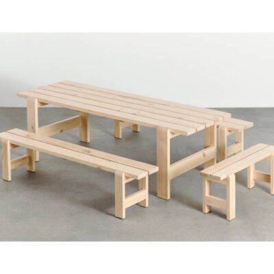 Hay Weekday Outdoor Garden Dining Bench Length 190cm