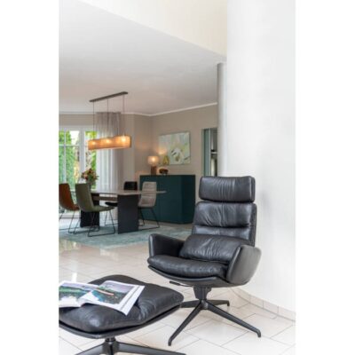 KFF ARVA Lounge Chair with Headrest plus Swivel Tilt Base