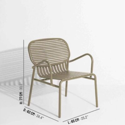 Petite Friture Week-end Outdoor Armchair / Lounge Chair