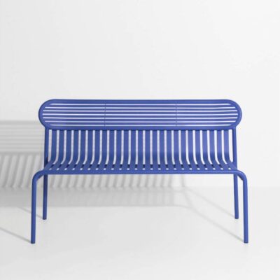 Petite Friture Week-end Outdoor Bench With Back